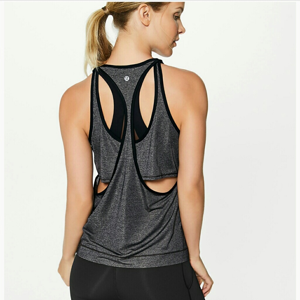 lululemon athletica Gray Tank Top